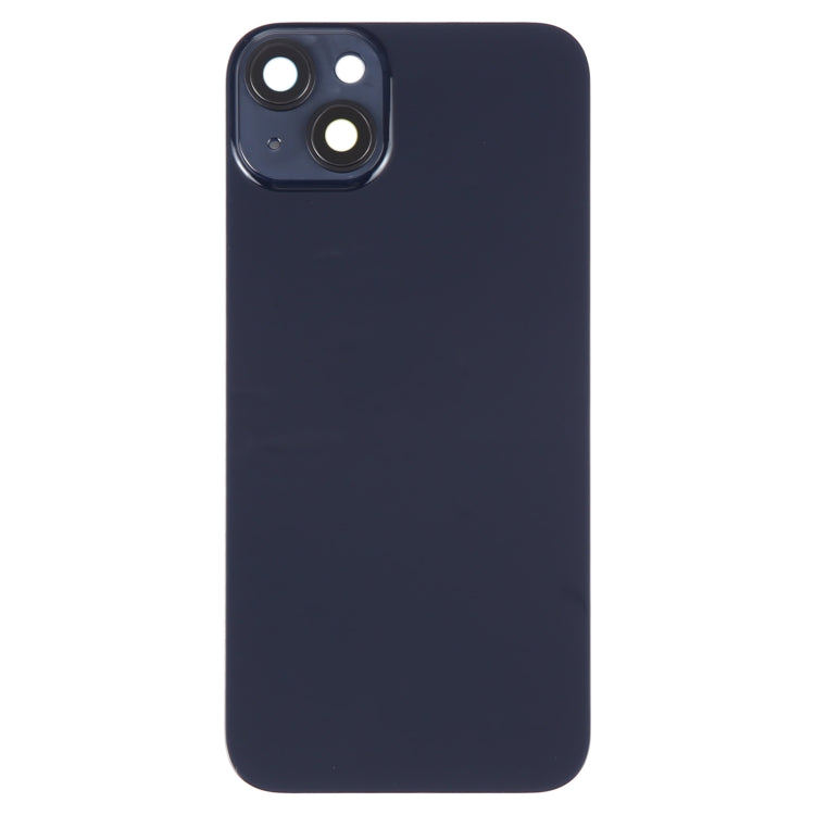 Glass Battery Back Cover with Holder for iPhone 14 Plus(Black) -  by PMC TechLife | Online Shopping South Africa | PMC TechLife