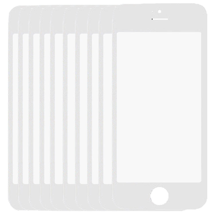 10 PCS for iPhone 5 & 5S Front Screen Outer Glass Lens(White) - free shipping - PMC TechLife - Order now!