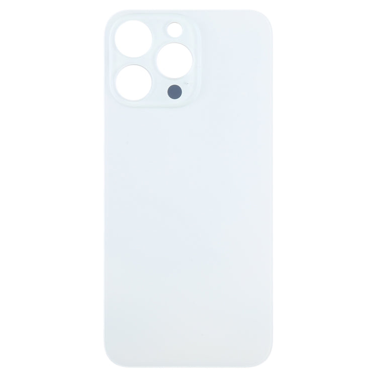 For iPhone 15 Pro Max Easy Replacement Big Camera Hole Glass Back Battery Cover(White) -  by PMC Jewellery | Online Shopping South Africa | PMC Jewellery