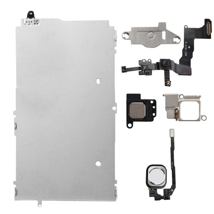 6 in 1 for iPhone 5s LCD Repair Accessories Part Set(White) - free shipping - PMC TechLife - Order now!