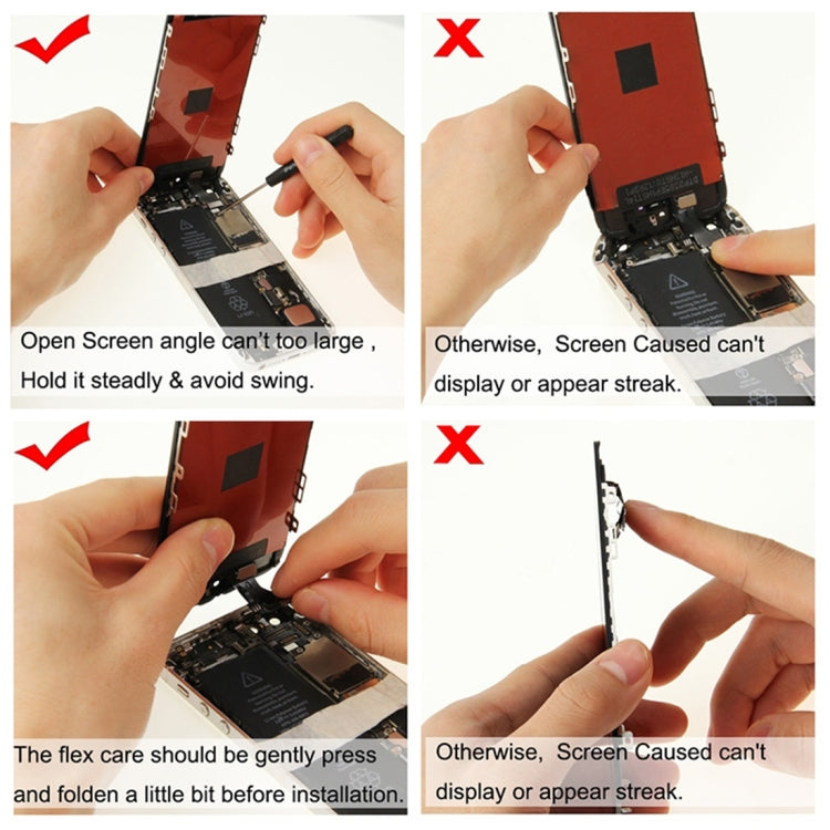 TFT LCD Screen for iPhone 5S Digitizer Full Assembly with Front Camera (White) - free shipping - PMC TechLife - Order now!