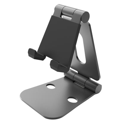 Universal Aluminum Alloy Foldable Adjustable Holder Stand, for iPad, Samsung, Lenovo, Sony, and other Tablet(Black) - Desktop Holder by PMC Jewellery | Online Shopping South Africa | PMC Jewellery