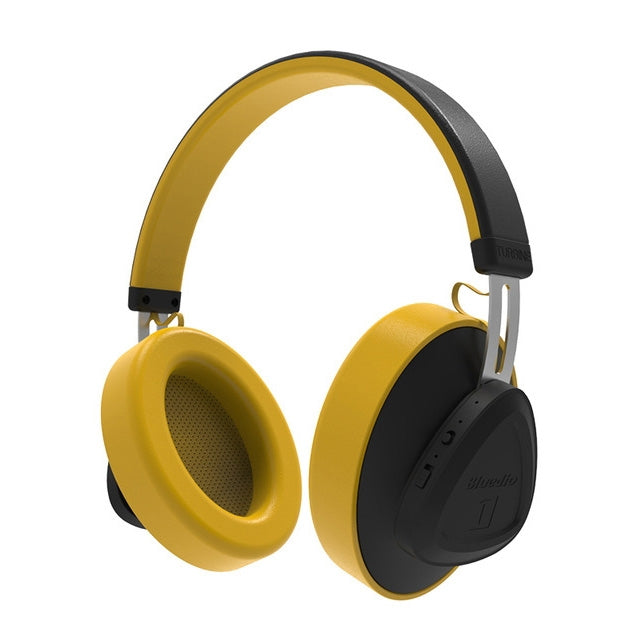 Bluedio TMS Bluetooth Version 5.0 Headset Bluetooth Headset Can Connect Cloud Data to APP(Yellow) - Headset & Headphone by Bluedio | Online Shopping South Africa | PMC Jewellery