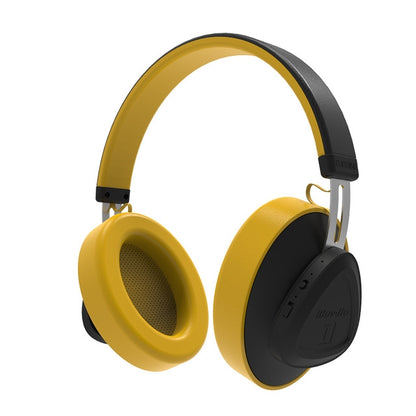 Bluedio TMS Bluetooth Version 5.0 Headset Bluetooth Headset Can Connect Cloud Data to APP(Yellow) - Headset & Headphone by Bluedio | Online Shopping South Africa | PMC Jewellery