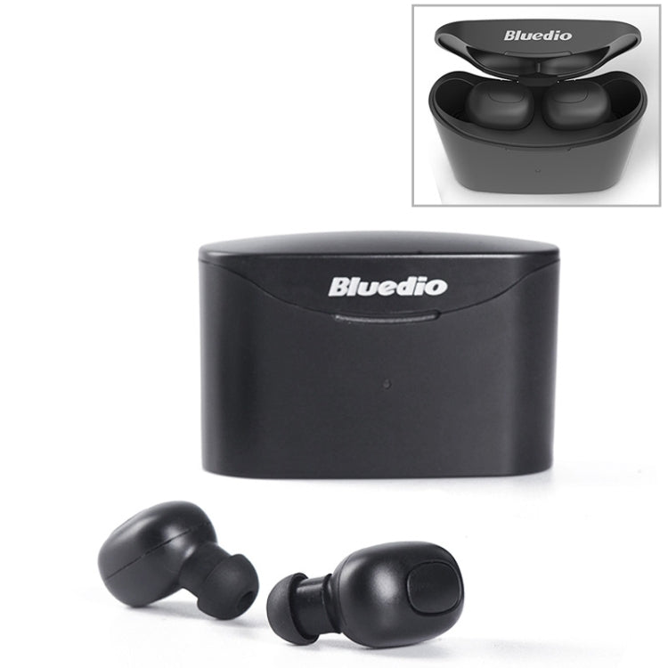 Bluedio TWS T-elf Bluetooth Version 5.0 In-Ear Bluetooth Headset with Headphone Charging Cabin(Black) - free shipping - PMC TechLife - Order now!