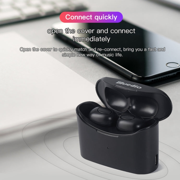 Bluedio TWS T-elf Bluetooth Version 5.0 In-Ear Bluetooth Headset with Headphone Charging Cabin(Black) - free shipping - PMC TechLife - Order now!