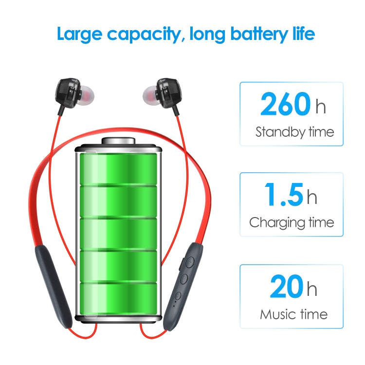 BH-I37 Bluetooth 5.0 Wire-controlled Bluetooth Earphone Built-in High-fidelity Microphone, Support Call(Black) - Bluetooth Earphone by PMC TechLife | Online Shopping South Africa | PMC TechLife