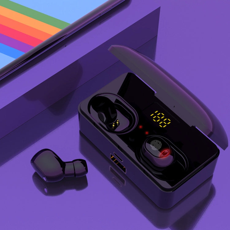 G10 TWS Bluetooth 5.0 Wireless Bluetooth Earphone with Charging Box, Support Digital Display & HD Call & Power Bank(White) - TWS Earphone by PMC TechLife | Online Shopping South Africa | PMC TechLife
