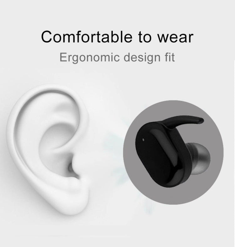 TWS-4 IPX5 Waterproof Bluetooth 5.0 Touch Wireless Bluetooth Earphone with Charging Box, Support HD Call & Voice Prompts(Black) - TWS Earphone by PMC TechLife | Online Shopping South Africa | PMC TechLife