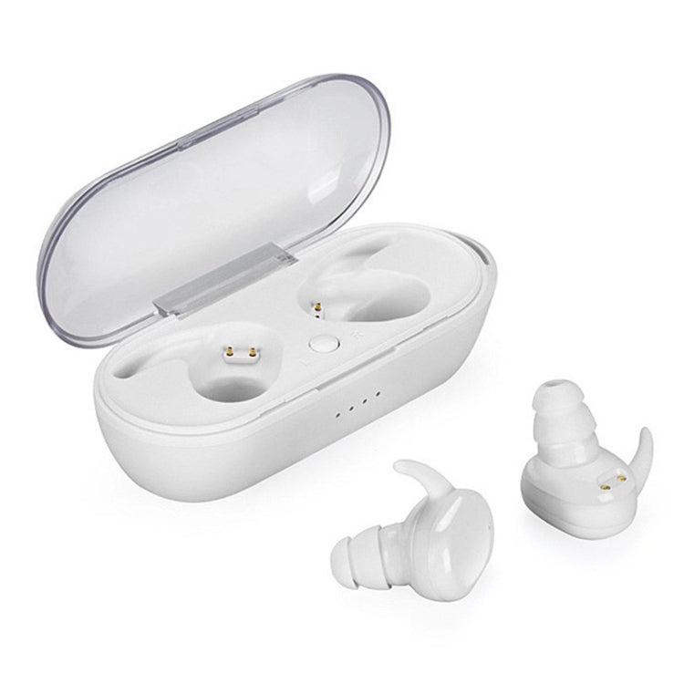 TWS-4 IPX5 Waterproof Bluetooth 5.0 Touch Wireless Bluetooth Earphone with Charging Box, Support HD Call & Voice Prompts(White) - TWS Earphone by PMC TechLife | Online Shopping South Africa | PMC TechLife