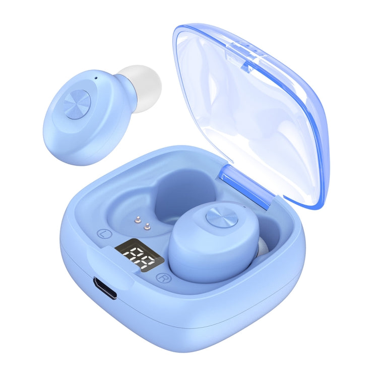 XG-8 TWS Digital Display Touch Bluetooth Earphone with Magnetic Charging Box(Blue) - TWS Earphone by PMC Jewellery | Online Shopping South Africa | PMC Jewellery