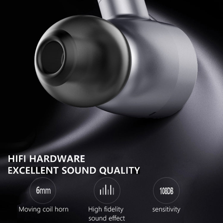 V7 Bluetooth 5.0 Business Style Wireless Stereo Sports Bluetooth Earphone, Support Inform Caller Name (Black) - Bluetooth Earphone by PMC TechLife | Online Shopping South Africa | PMC TechLife