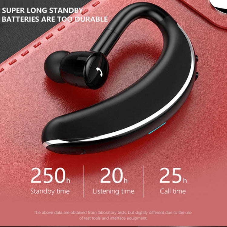 V7 Bluetooth 5.0 Business Style Wireless Stereo Sports Bluetooth Earphone, Support Inform Caller Name (Black) - Bluetooth Earphone by PMC TechLife | Online Shopping South Africa | PMC TechLife