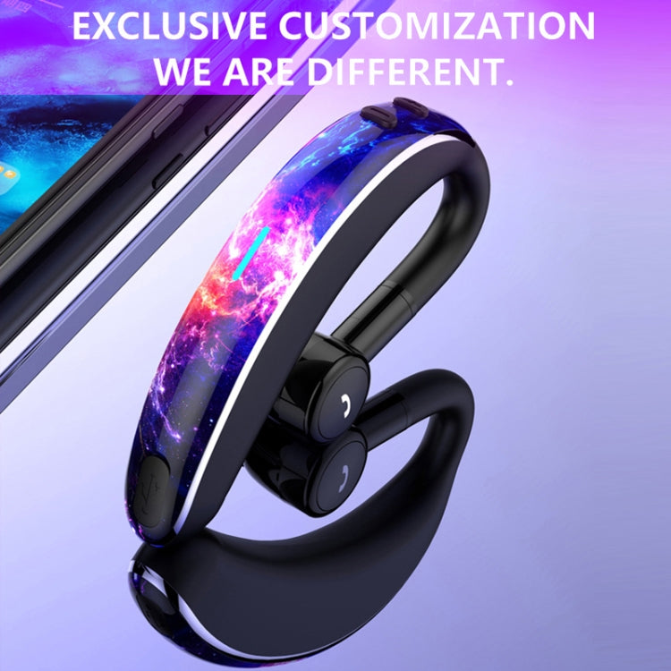 V7 Bluetooth 5.0 Business Style Wireless Stereo Sports Bluetooth Earphone, Support Inform Caller Name (Black) - Bluetooth Earphone by PMC TechLife | Online Shopping South Africa | PMC TechLife