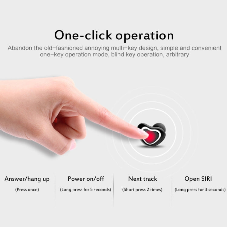 X7 Bluetooth 4.1 Mini Invisible Wireless Sports Bluetooth Earphone with Charging Box (Black) - Bluetooth Earphone by PMC TechLife | Online Shopping South Africa | PMC TechLife