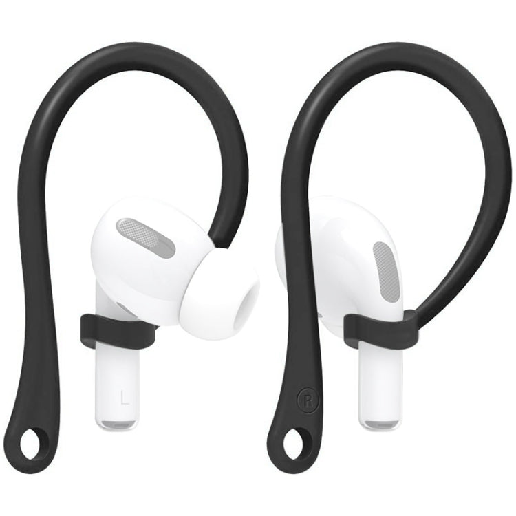 For AirPods 1 / 2 / Pro Anti-lost Silicone Earphone Ear-hook(Black) - Anti-lost & Holder by PMC TechLife | Online Shopping South Africa | PMC TechLife