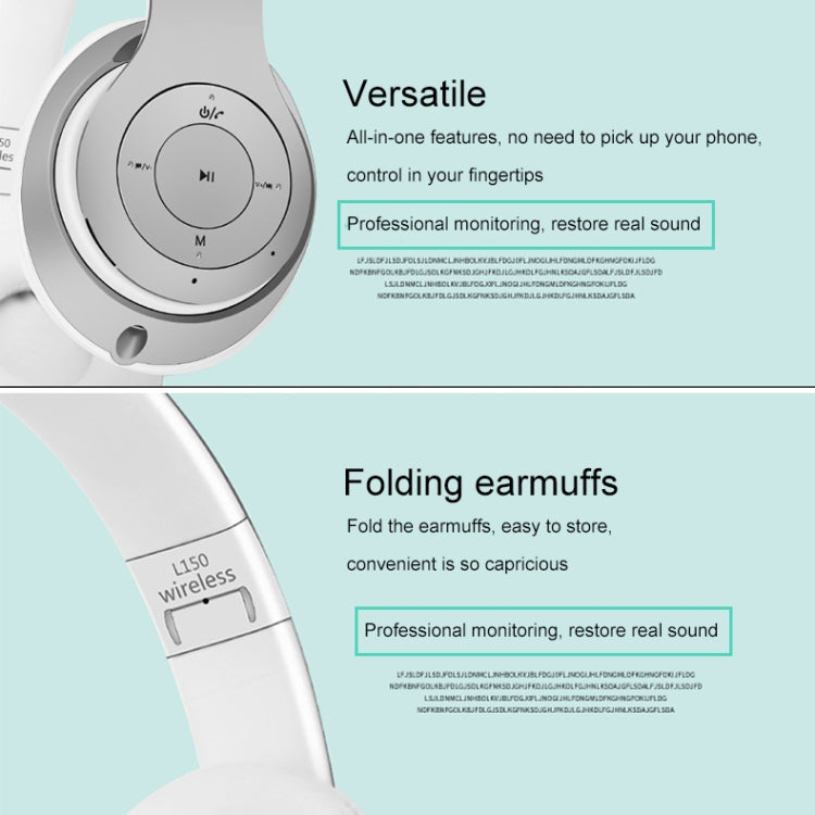 L150 Wireless Bluetooth V5.0 Headset (Grey) - Headset & Headphone by PMC TechLife | Online Shopping South Africa | PMC TechLife