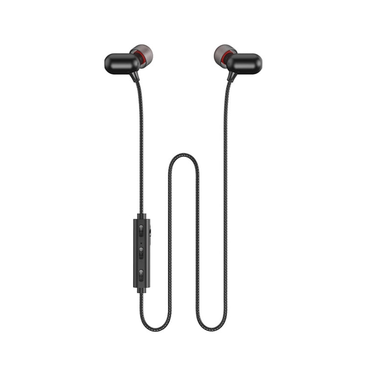 REMAX RB-S11 Lotune Series Wireless Metal Powerbears V5.0 Bluetooth Earphone (Black) - Neck-mounted Earphone by REMAX | Online Shopping South Africa | PMC Jewellery | Buy Now Pay Later Mobicred