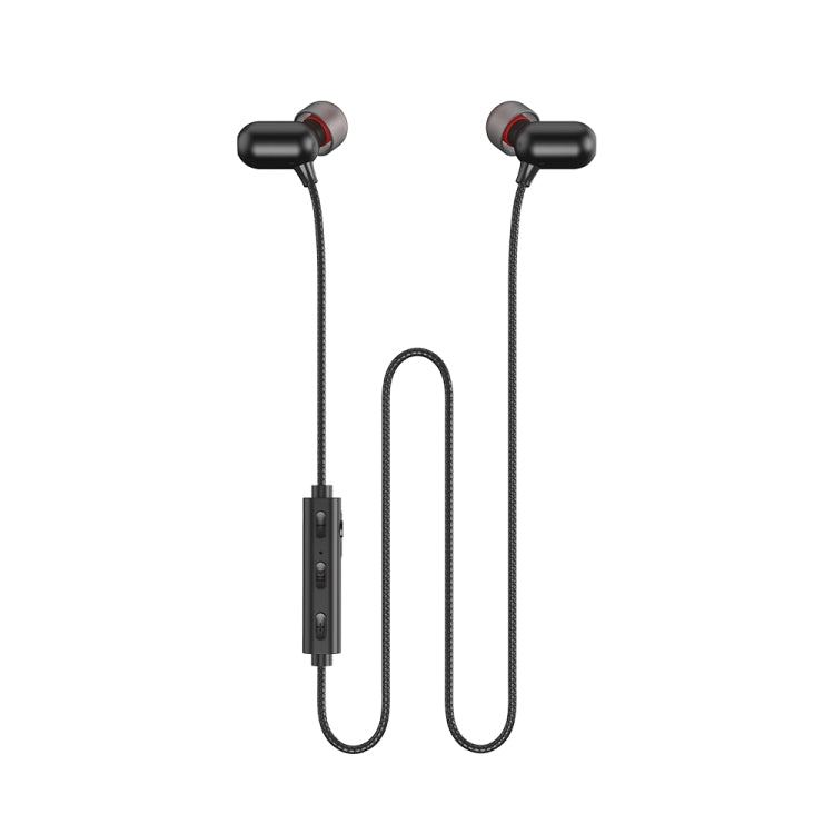 REMAX RB-S11 Lotune Series Wireless Metal Powerbears V5.0 Bluetooth Earphone (Black) - Neck-mounted Earphone by REMAX | Online Shopping South Africa | PMC Jewellery | Buy Now Pay Later Mobicred