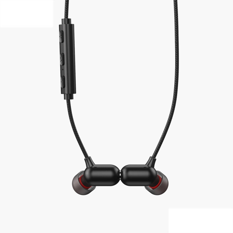 REMAX RB-S11 Lotune Series Wireless Metal Powerbears V5.0 Bluetooth Earphone (Black) - Neck-mounted Earphone by REMAX | Online Shopping South Africa | PMC Jewellery | Buy Now Pay Later Mobicred