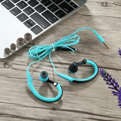 Mucro MB-232 Running In-Ear Sport Earbuds Earhook Wired Stereo Headphones for Jogging Gym(Blue) - Sport Earphone by Mucro | Online Shopping South Africa | PMC Jewellery