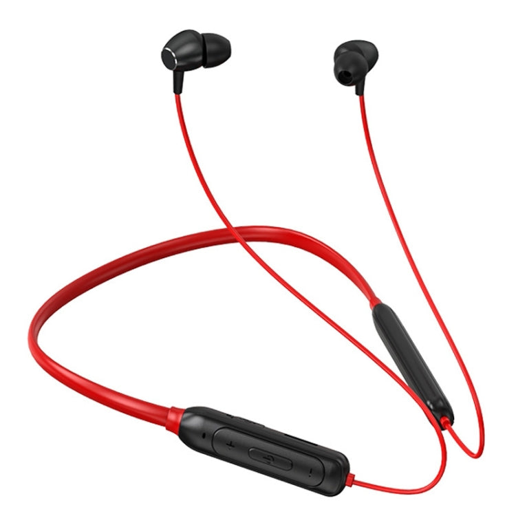 M61 Bluetooth 5.1 Business Sport Magnetic Metal Stereo Neck-mounted Bluetooth Earphone(Red) - Neck-mounted Earphone by PMC TechLife | Online Shopping South Africa | PMC TechLife