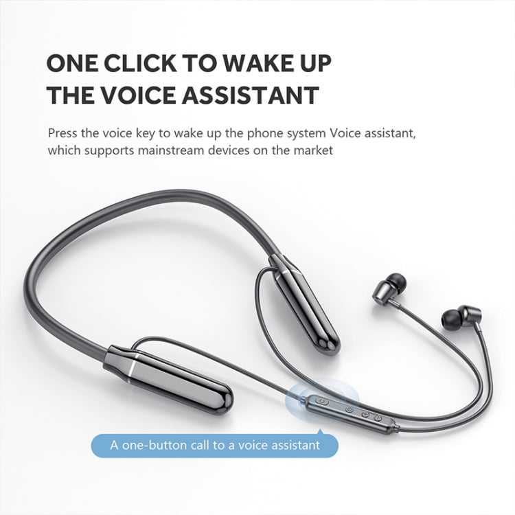 A10 Bluetooth 5.0 Neck-mounted Sport Wireless Bluetooth Earphone (Black) - Neck-mounted Earphone by PMC TechLife | Online Shopping South Africa | PMC TechLife