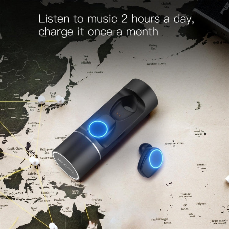 JAKCOM TWS Bluetooth 5.0 Multi-function Waterproof Wireless Bluetooth Headset(Black) - TWS Earphone by JAKCOM | Online Shopping South Africa | PMC TechLife | Buy Now Pay Later Mobicred