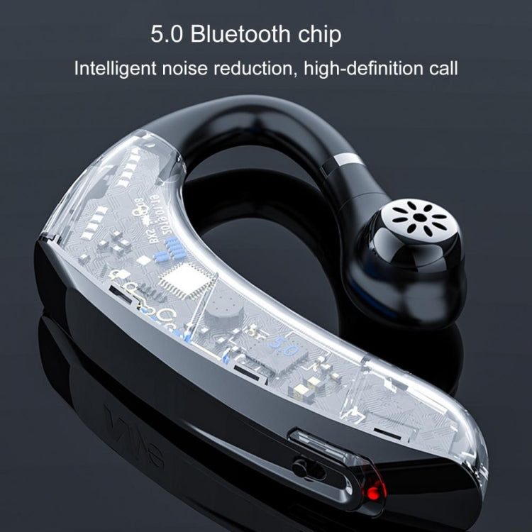 DS800 Bluetooth 5.0 Universal Hanging Ear Style Business Sports Wireless Bluetooth Earphone, Classic Version (Silver) - Bluetooth Earphone by PMC TechLife | Online Shopping South Africa | PMC TechLife