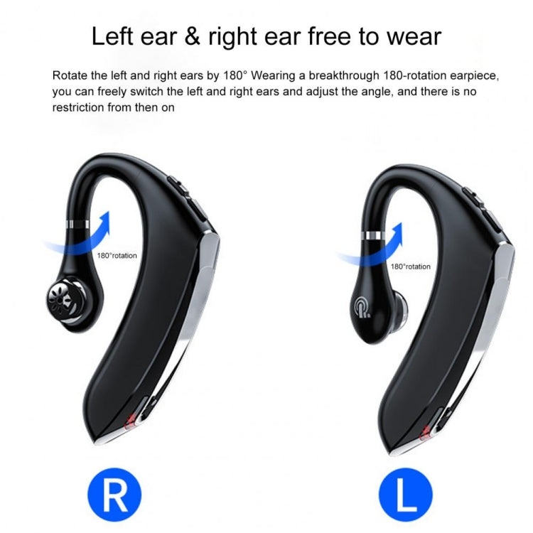 DS800 Bluetooth 5.0 Universal Hanging Ear Style Business Sports Wireless Bluetooth Earphone, Upgrade Version (Red) - Bluetooth Earphone by PMC Jewellery | Online Shopping South Africa | PMC Jewellery