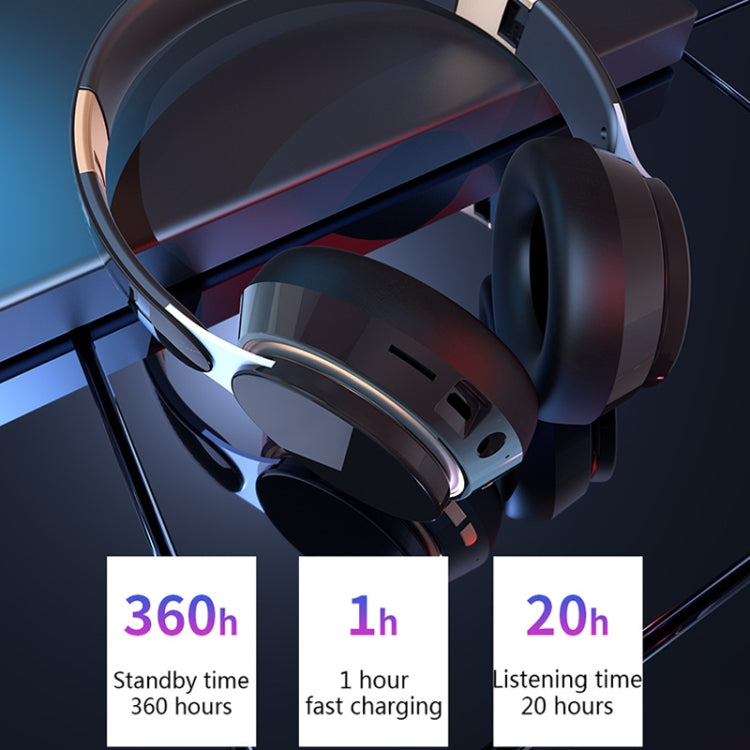 07S Folding Sports Computer Games Wireless Bluetooth V5.0 Headset with Mic (Black) - Headset & Headphone by PMC TechLife | Online Shopping South Africa | PMC TechLife