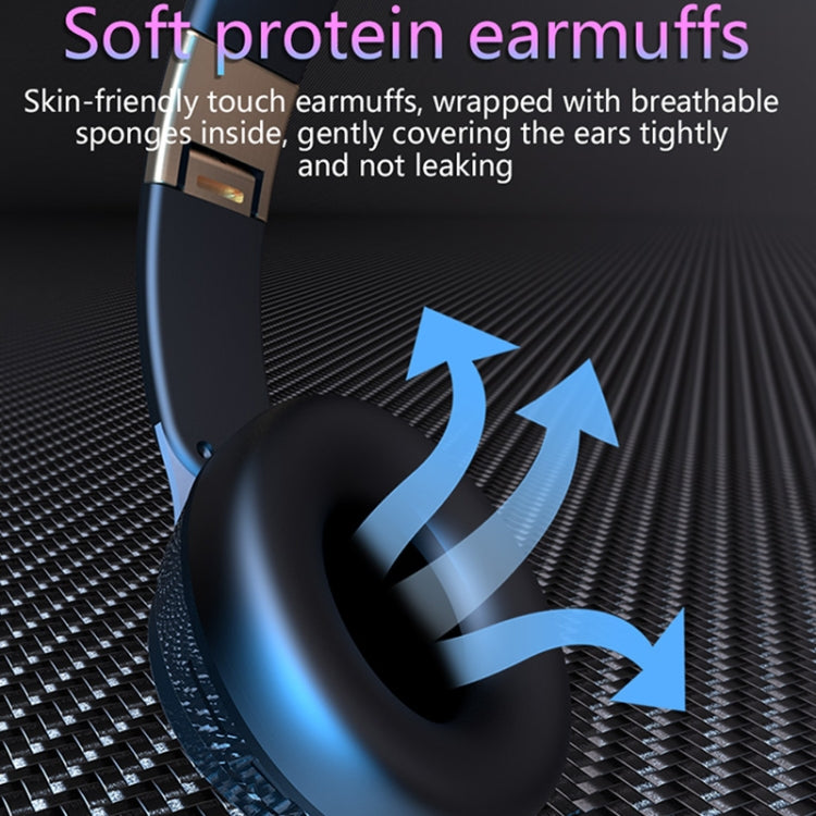 07S Folding Sports Computer Games Wireless Bluetooth V5.0 Headset with Mic (Black) - Headset & Headphone by PMC TechLife | Online Shopping South Africa | PMC TechLife