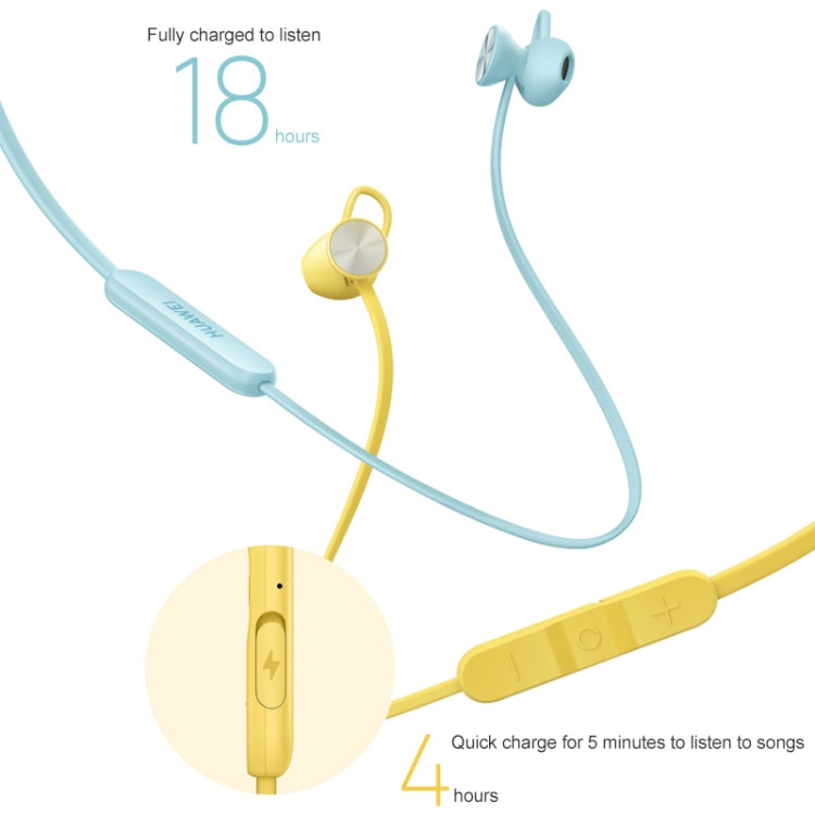 Original Huawei FreeLace Wireless Earphone Vibrant Edition (Spruce Green) - Neck-mounted Earphone by Huawei | Online Shopping South Africa | PMC Jewellery