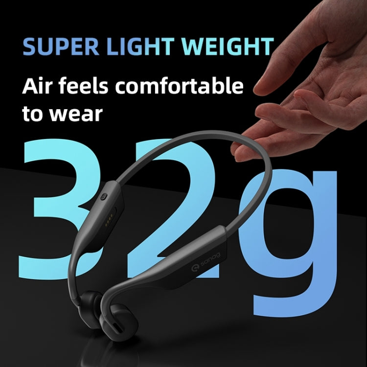 Sanag A9S Pro Air Conduction Bluetooth 5.1 HiFi Sports Earphone (White) - free shipping - PMC TechLife - Order now!