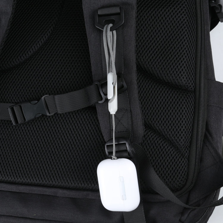 For Apple AirPods Pro 2 Wireless Bluetooth Earphone Anti-Lost Rope Phone Case Lanyard(Grey) - Other Accessories by PMC TechLife | Online Shopping South Africa | PMC TechLife