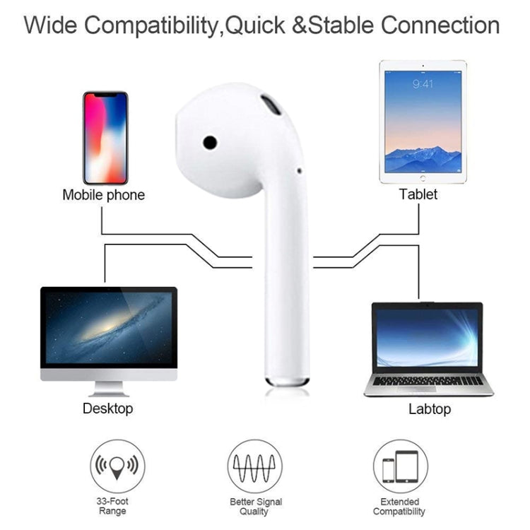 Lanpice XY-PODS10 TWS Bluetooth Headset 5.0 Full Touch Support Open Cover Popup Bluetooth Headset Support Wireless Charge Function - TWS Earphone by PMC TechLife | Online Shopping South Africa | PMC TechLife
