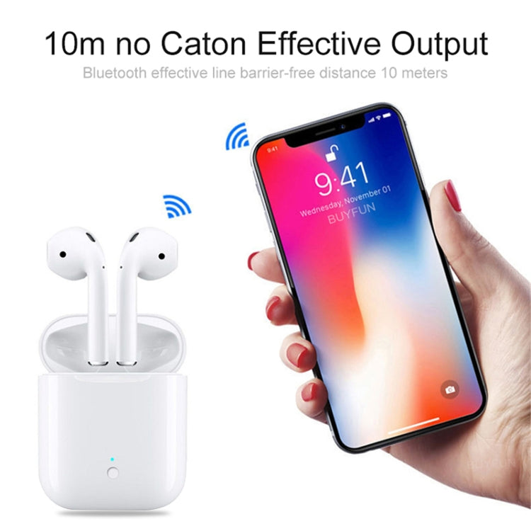 Lanpice XY-PODS10 TWS Bluetooth Headset 5.0 Full Touch Support Open Cover Popup Bluetooth Headset Support Wireless Charge Function - TWS Earphone by PMC TechLife | Online Shopping South Africa | PMC TechLife