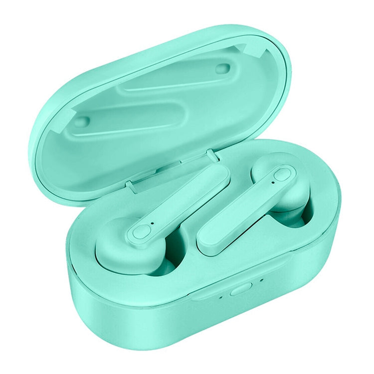 DT-5 IPX Waterproof Bluetooth 5.0 Wireless Bluetooth Earphone with Magnetic Charging Box, Support Call & Power Bank Function(Green) - Bluetooth Earphone by PMC TechLife | Online Shopping South Africa | PMC TechLife