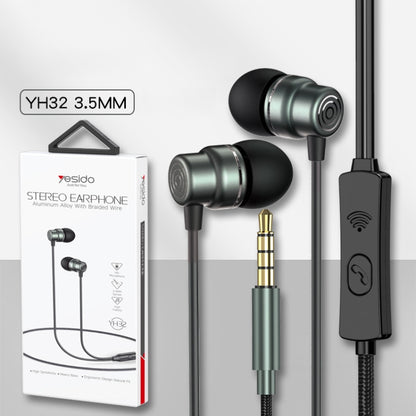 Yesido YH32 3.5mm In-Ear Wired Earphone, Length: 1.2m - In Ear Wired Earphone by Yesido | Online Shopping South Africa | PMC Jewellery