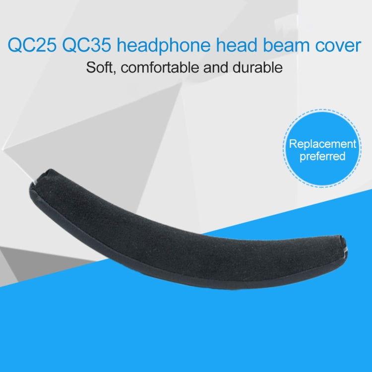 Head Beam Sponge Protective Cover for Bose QC35 Headphone(Black) - Earmuff & Pad by PMC TechLife | Online Shopping South Africa | PMC TechLife | Buy Now Pay Later Mobicred