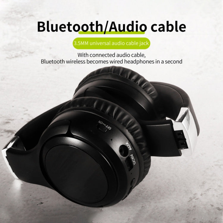 ZEALOT B28 Folding Headband Bluetooth Stereo Music Headset with Display (Dark Green) - free shipping - PMC TechLife - Order now!