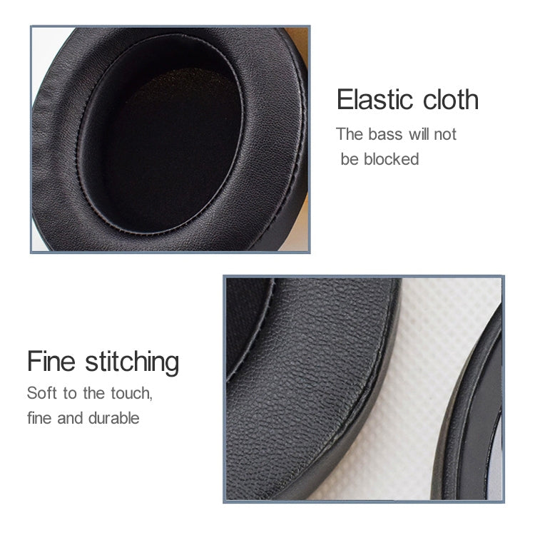 2 PCS For Razer Kraken 7.1 V2 Pro Headphone Cushion Sponge Grey Net Cover Earmuffs Replacement Earpads - Earmuff & Pad by PMC TechLife | Online Shopping South Africa | PMC TechLife