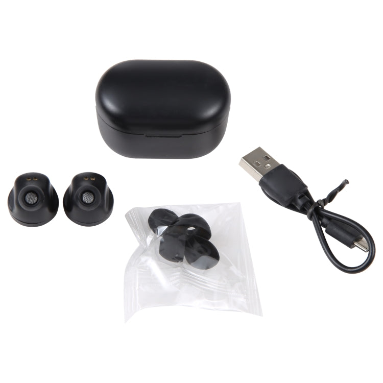 A6 Bluetooth 5.0 True Wireless Bluetooth Earphone with Charging Box(Black) - Bluetooth Earphone by PMC TechLife | Online Shopping South Africa | PMC TechLife