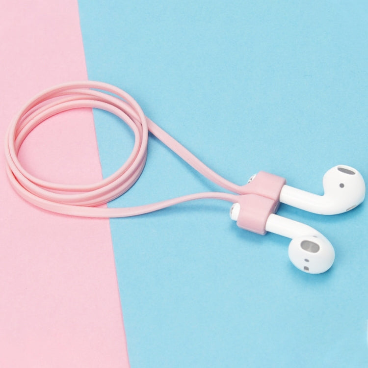 Wireless Bluetooth Headset Anti-lost Rope Magnetic Silicone Lanyard for Apple AirPods 1 / 2(Pink) - Anti-lost & Holder by PMC TechLife | Online Shopping South Africa | PMC TechLife