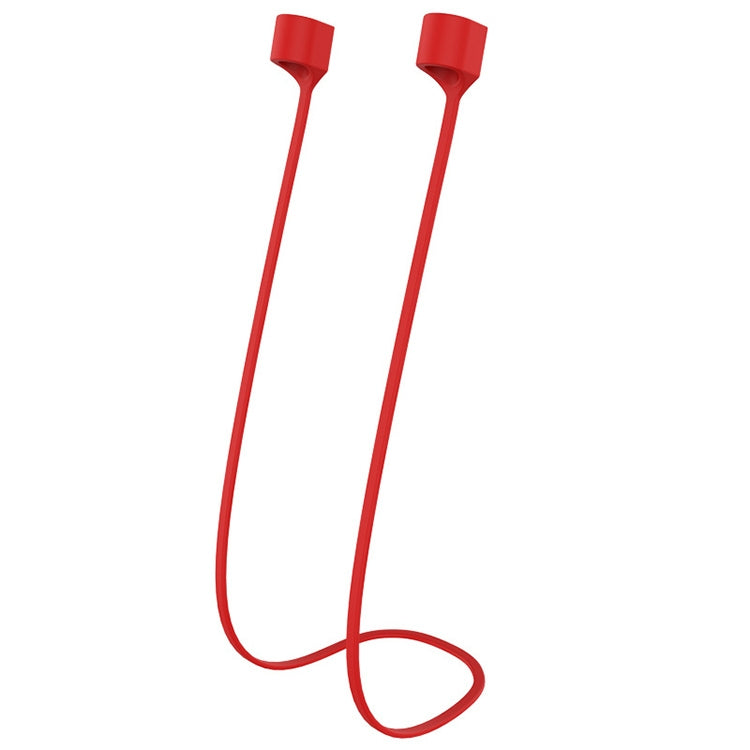 Wireless Bluetooth Headset Anti-lost Rope Magnetic Silicone Lanyard for Apple AirPods 1 / 2(Red) - Anti-lost & Holder by PMC TechLife | Online Shopping South Africa | PMC TechLife