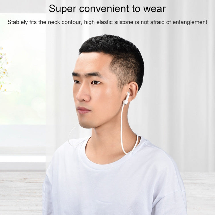 Wireless Bluetooth Headset Anti-lost Rope Magnetic Silicone Lanyard for Apple AirPods 1 / 2(Red) - Anti-lost & Holder by PMC TechLife | Online Shopping South Africa | PMC TechLife