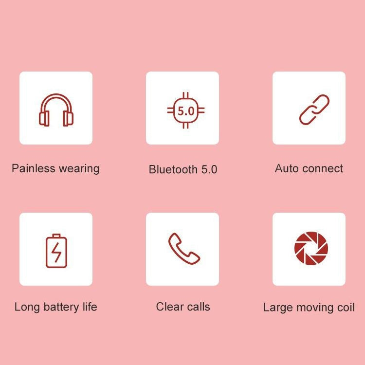 Y08 Hifi Sound Quality Macaron Bluetooth Headset, Supports Calling & TF Card & 3.5mm AUX (Black) - Headset & Headphone by PMC TechLife | Online Shopping South Africa | PMC TechLife