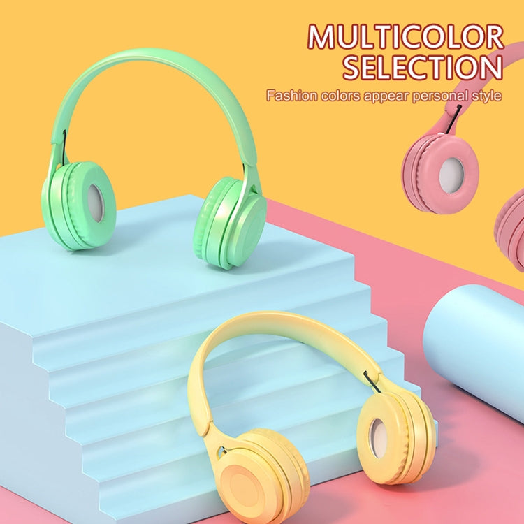 Y08 Hifi Sound Quality Macaron Bluetooth Headset, Supports Calling & TF Card & 3.5mm AUX (White) - Headset & Headphone by PMC TechLife | Online Shopping South Africa | PMC TechLife