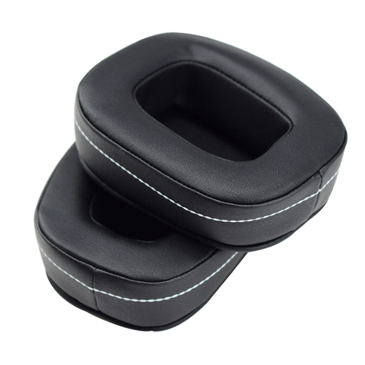2 PCS For DENON AH-D600 / AH-D7100 Soft Sponge Earphone Protective Cover Earmuffs(Black White) - Earmuff & Pad by PMC TechLife | Online Shopping South Africa | PMC TechLife