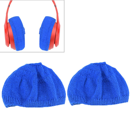 2 PCS Knitted Headphone Dustproof Protective Case for Beats Solo2 / Solo3(Blue) - Anti-dust & Ear Caps by PMC Jewellery | Online Shopping South Africa | PMC Jewellery